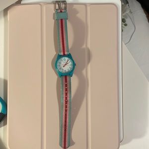 Watch with colorful band